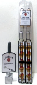 Jim Beam Meat Tenderizer AND Jim Beam 2-Pack Kabob Grilling Baskets - Picture 1 of 14
