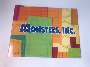 Disney Store Monsters Inc Exclusive Lithograph Portfolio Set of 4 Prints #F1