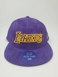 Los Angeles Lakers Ultra Game Sandy Snapback Hat Cap OSFM NBA Purple Velvet! - Picture 1 of 9