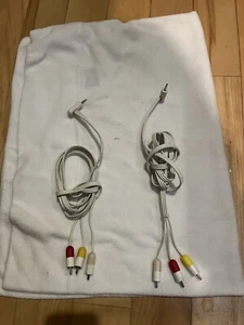 (#120) Apple iBook G3 Clamshell Audio Video Cables (2) - Picture 1 of 1