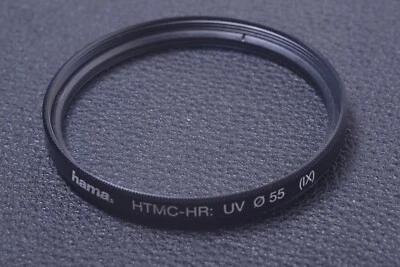 ✅ HAMA HTMC-HR UV (IX) 55MM FILTER GENUINE LENS OR CAMERA SCREW IN 15-1 - Image 1 of 2