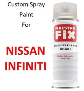 Custom Automotive Touch Up Spray Paint For NISSAN / Infiniti - Choose your color - Picture 1 of 4