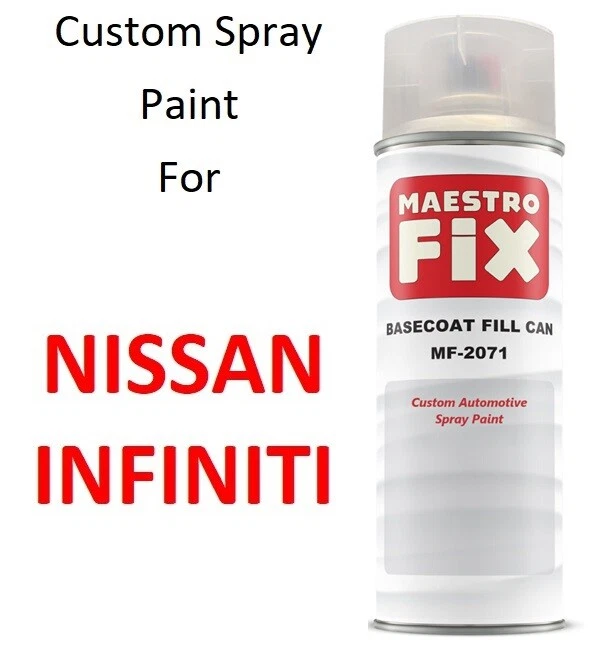 Custom Automotive Touch Up Spray Paint For NISSAN / Infiniti - Choose your color - Image 1 of 4