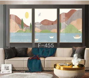 COLOR MONTAIN LANDSCAPE Canvas WallArt Print Picture Painting HomeDécor unframed - Picture 1 of 5