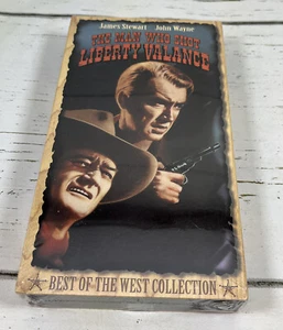 The Man Who Shot Liberty Valance (VHS 1998) John Wayne, James Stewart Brand New - Picture 1 of 2