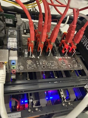 RIG MINING 4-8-12 schede Video.                            Mhs 160-320-480 - Immagine 1 di 2