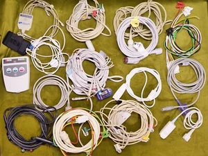 Mindray Philips Contec Varios General Electric Medical cables and devices MIX - Picture 1 of 21