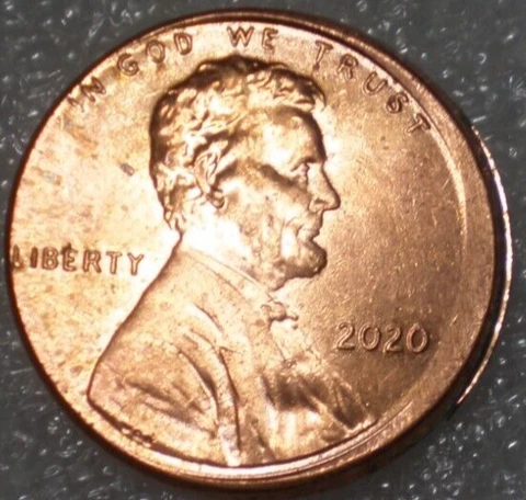 OFF CENTER 2020-P LINCOLN SHIELD CENT ERROR UNC Cover