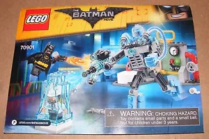 LEGO Batman Mr. 2017 Freeze Ice Attack SOLO MANUALE ISTRUZIONI (70901) NUOVO - Foto 1 di 1