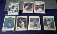 1986 7 MINOR LEAGUE SET COMPLETE PROCARDS Asheville NEW BRITAIN COLUMBUS PERORIA