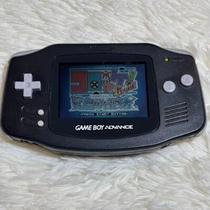 GameBoy Advance Console Nintendo Game Boy GBA nera - Foto 1 di 10