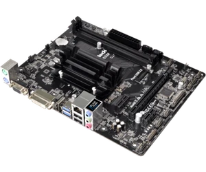 ASRock J3455M Micro-ATX Intel Quad-Core Processor J3455 DDR3 HDMI DVI-D VGA - Afbeelding 1 van 4