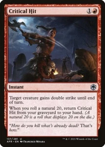 MTG Critical Hit (137/518) Adventures in the Forgotten Realms LP - Picture 1 of 1