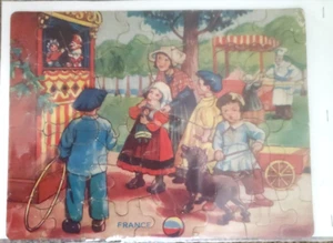 Francia - Puzzle infantil antiguo - Imagen 1 de 4