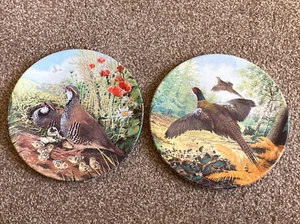 2 Vintage Royal Grafton collector plates The Braithwaite game bird collection - Picture 1 of 6