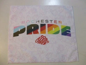 ROCHESTER AMERICANS AMERKS GAY PRIDE TOWEL 15" x 17" STADIUM GIVE AWAY 2/14/25 - Picture 1 of 9