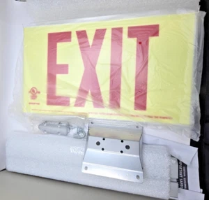 [Jessup Glo Brite 7210-SAF-2-B P50] No eléctrico - Letrero de salida que brilla en la oscuridad - Imagen 1 de 5