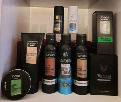 Lynx/AXE Assorted Mens Toiletries. All items individually Priced. Multibuy Too