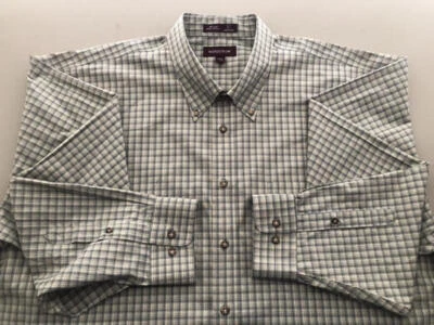 NORDSTROM Smart Care Usado en Excelente Condición Verde Negro Blanco Algodón XXLL Foto 1 de 4