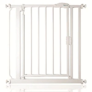 Safetots Baby Gate, Self Closing Safety Gate, Narrow, White, 68.5cm - 75cm - Picture 1 of 7