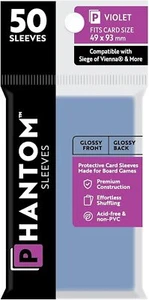 Mangas Phantom: tamaño violeta (49 mm x 93 mm) brillante delantero/trasero (50) - Imagen 1 de 1