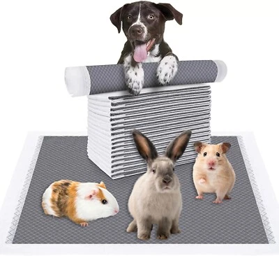 FPN-LLC Puppy Pads 13x18 - 100 UltraAbsorbent Pet Training Pads for Dogs Small Charcoal
