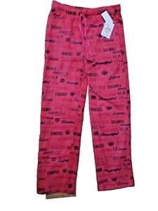 Women's Intimate Lounge Pants Red Diva Star Sleepwear Polyester Comfy Medium NEW - Picture 1 of 3