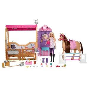 Barbie Mysteries: The Great Horse Chase Stable Playset with Doll & Toy Horse - Picture 1 of 5