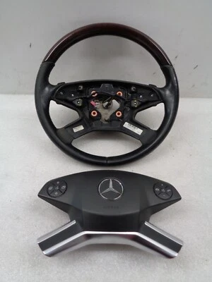 2010-2012 Mercedes GL450 X164 Steering Wheel Black OEM DE230412 - Image 1 of 4