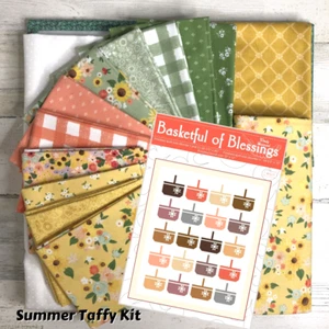 Summer Taffy Colorway-The OLD GARDEN BASKETS Quilt Kits - YouTube Sew-Along - Picture 1 of 14