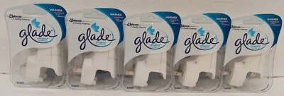 Lot of 5 Glade PlugIns Scented Oil Warmer ..................................3H