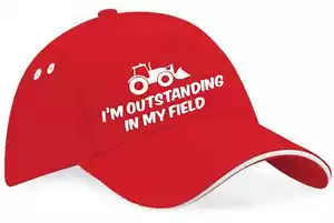 Baseballkappe Outstanding In My Field Bauern Geburtstagsgeschenk für Männer & Damen - Bild 1 von 9