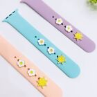Flower-shaped Decorative Nails Strap Accessories for Apple Watch Band Women