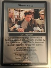 BABYLON 5 B5 CCG Great War PROMO Card DISARRAY Lost Aftermath RARE