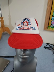 Vtg Weyauwega Star Dairy Trucker Hat Snapback Cap Vintage NOS - Picture 1 of 9