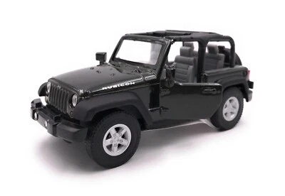 Model Car Jeep Wrangler Rubicon SUV Green Cabriolet Car Scale 1:3 4 - Image 1 of 3