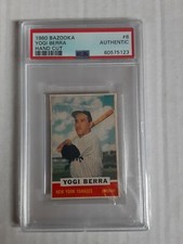 1960 Bazooka #8 Yogi Berra PSA Authentic HOF New York Yankees Vintage Very Rare 