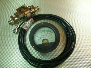 Vogel 43 Thruline Wattmeter 4230-006-1 Linienabschnitt/Meter Gesicht - Bild 1 von 2