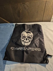 Gymreapers Sporttasche schwarz Nylon Kordelzug leicht - Bild 1 von 2