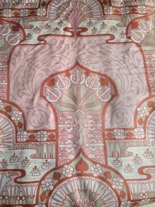 Curtains X 2 Heals Water Garden By David Bartle, 1970s, 175cm X 118cm - Picture 1 of 4