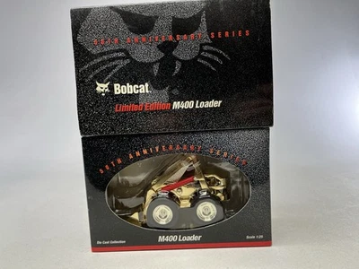 Minicargadora Die Cast 1:25 Bobcat Edición Limitada M400 Oro 50 Aniversario Foto 1 de 3