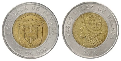 Panama 1 Balboa, 2019, KM #141, XF-Extremely Fine - Image 1 of 3