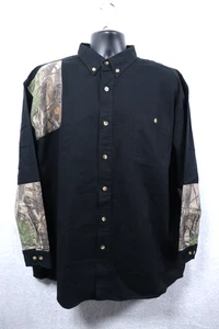 VTG RedHead Men's XL Hunting Button-down Shirt Padded Shoulder Real tree Camo - Picture 1 of 12