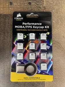 CORSAIR Performance MOBA/FPS Keycap Kit Unopened Contoured Textured Backlit Keys - Picture 1 of 2