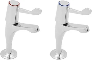 Deva DLV103 Spültischarmatur mit Hebelwirkung und 6 Zoll Hebel verchromt - Bild 1 von 2