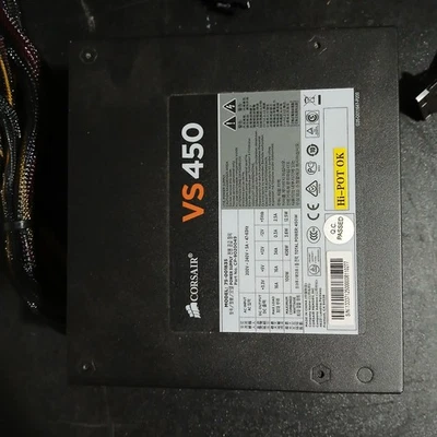 Corsair VS450 450w ATX PC Computer Power Supply PSU - Image 1 of 4