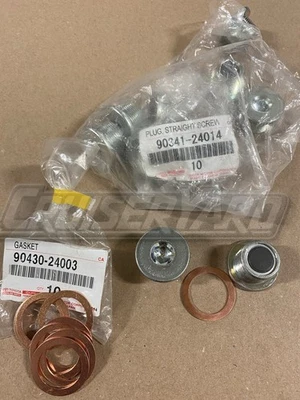 Nuevo kit de tapones de drenaje diferencial delantero Toyota Land Cruiser URJ200 OEM 90341-24014 Foto 1 de 2