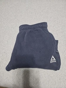 Men's Reebok Jogger Sweatpant / Zipper Pockets/ Blue / Large  - Foto 1 di 16