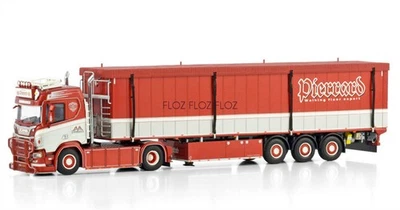 1:50 for WSI for SCANIA R NORMAL CR20N 4X2 VOLUME TRAILER - 3 AXLE for Pierrard - Image 1 of 4