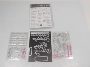 Stampin' Up! Frohe Weihnachten an alle Photopolymer Stempelset und Koordinatenstanzen - Bild 1 von 6